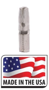 (100) 16-14 BULLET CONNECTOR MALE NON INSULATED 5/32" .157 MADE IN USA  - Picture 1 of 1