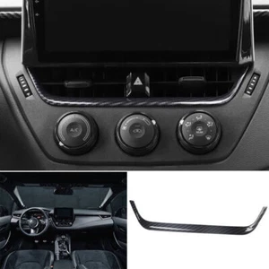 For Toyota GR Corolla Hatchback 2023+ Carbon Fiber Console Air Outlet Vent Trim - Picture 1 of 10