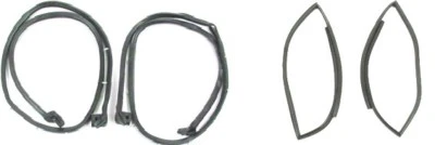 Ford Bronco molded door and roofrail seals weatherstrips 66 thru 77 set of 4 - Image 1 of 4