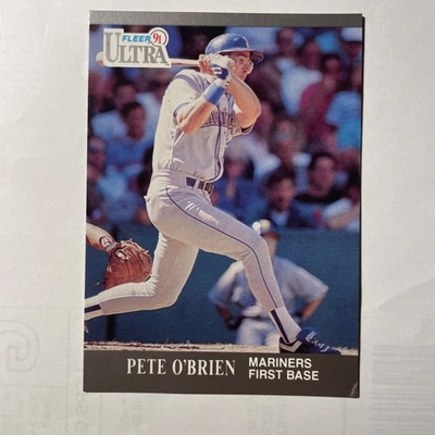 1991 Fleer Ultra - Pete O'Brien #342 - Image 1 of 3