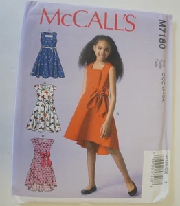 McCalls 7180 Girls Dress Sewing Pattern Sizes 3-6 - Picture 1 of 2