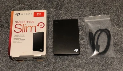 Seagate 2TB BACKUP PLUS USB 3.0 PLUS - STDR2000100 -BLACK - Image 1 of 4