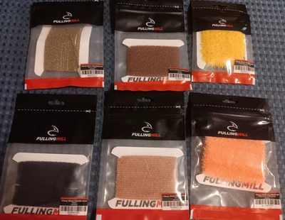 Fulling Mill Premium Fly Tying Chenille-Chewy Worm Small and Large-6 pack asstd. - Image 1 of 2