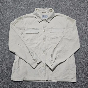 The Stronghold Giacca Uomo XL Crema Cord Overshirt Camicia Utility Chore Field (J) - Foto 1 di 6