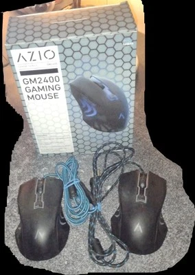 Ratón Gaming AZIO GM2400 Lote de 2 Usado, Funciona Foto 1 de 4