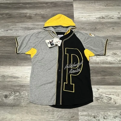 Pittsburgh Pirates Starter Jersey Vintage NEW DEADSTOCK Jersey Patch Cool Grey L - Image 1 of 4