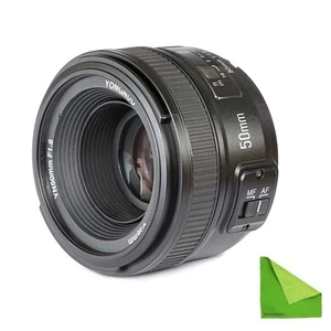 YONGNUO YN EF 50mm f/1.8 AF Lens YN50 Aperture Auto Focus for Nikon Camera as... - Picture 1 of 9