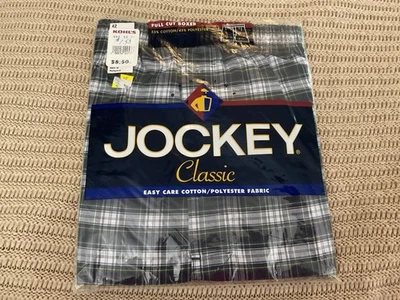 Boxer vintage clásico de jinete para hombre corte completo talla 42 a cuadros - 1 par sellado 1999 Foto 1 de 4