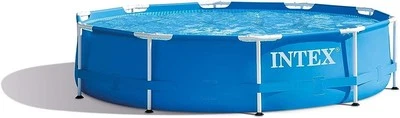 Intex Metal Frame Pool Aufstellpool 305x76cm Rahmenbecken Planschbecken Blau - Bild 1 von 4