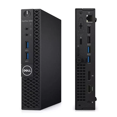 Dell OptiPlex 3050 Mini / i5 7th Gen CPU 16GB RAM 128GB 2.5" SSD Windows 11 - Image 1 of 4