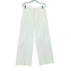 Pantalones Pantalón Everlane de pierna ancha en hueso para mujer talla 0 nuevos sin etiquetas - Imagen 1 de 6