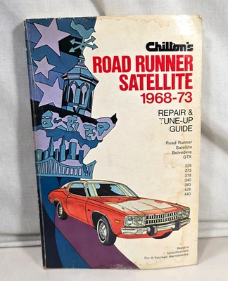 Vintage Chiltons Roadrunner Satellite Belvedere GTX Manual Tune-up Repair Guide - Image 1 of 4