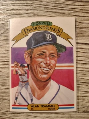 Tarjeta coleccionable 1982-1983 Alan Trammel #5 Detroit Tigers MLB Foto 1 de 2