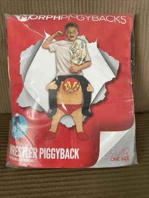 NUEVO Disfraz de Halloween Morph Piggyback Luchador Mexicano Paseo en Niño Talla Única Foto 1 de 4