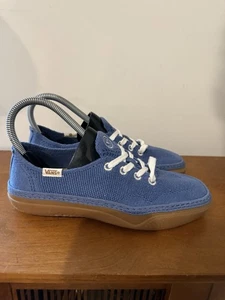 Women’s 7 Vans Eco Cush Blue Knit Shoes Sneakers - Picture 1 of 7
