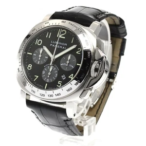 PANERAI PAM00162 Luminor Chronograph Montegrappa Automatic Men's #C187 - Picture 1 of 8
