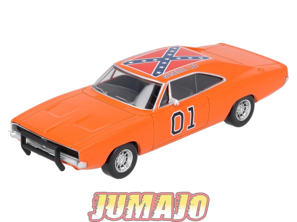 Norev Dodge Charger 01 GENERAL LEE Les Dukes de Hazzard 1969 1/43 950003