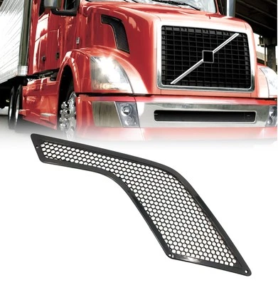 Volvo VNL 2003-2017 parrilla lateral negra pasajero lado derecho ventilación de admisión de aire Foto 1 de 4
