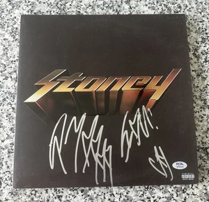 Post Malone Stoney Autograph Signed Vinyl! Psa Coa  - Picture 1 of 3
