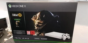 Xbox One X 1TB - Fallout 76 Bundle Special Edition WHITE (SEALED) + Extra Game - Imagen 1 de 4