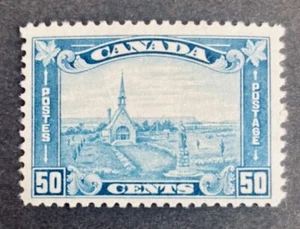 Canada #176 50 Cent Dull Blue Grand Pre King George V Arch Issue MLH - Picture 1 of 1