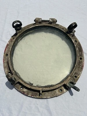 "Antiguo barco marítimo de latón ojo de buey 20 1/2""" Foto 1 de 4