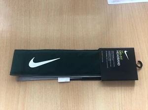 Nike dri-fit headband - dark green with white swoosh - Picture 1 of 2