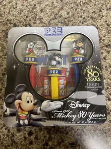 Disney PEZ 2007 | Colección Mickey Mouse 80 años | con póster retro (nuevo) - Imagen 1 de 6