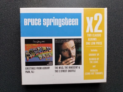 BRUCE SPRINGSTEEN X2 NM 2 CD Box Set Greetings Asbury Wild Innocent 2008 Legacy - Image 1 of 4