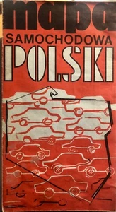Poland Motorists Map 1976 Mapa Samochodowa Polski - Bild 1 von 2