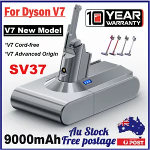 9000mAh For Dyson V7 Cord-free V7 Advanced Origin SV37 Battery Sony Cell Battery - Picture 1 of 12
