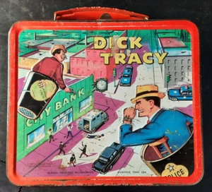 Vintage 1967 Dick Tracy Aladdin Metal Lunchbox - Picture 1 of 8