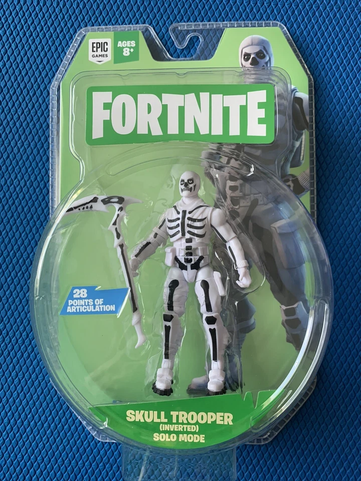 Fortnite Skull Trooper Solo Mode Inverted 4 Inch Figure Skeleton Epic Jazwares