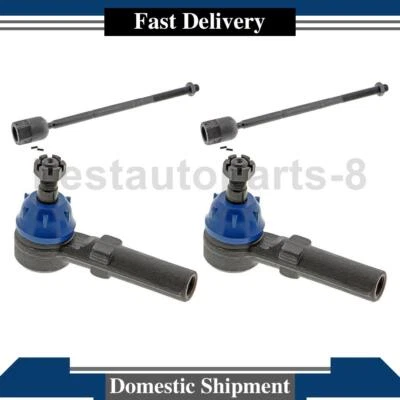 4x extremos de barra de amarre exterior interior delantero para Ford Taurus 1995 1994 1993 1992 1991 1990 Foto 1 de 4