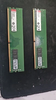 Kingston 8gb (2x4gb)  PC4-17000 DDR4-2133 Desktop PC RAM - Image 1 of 2