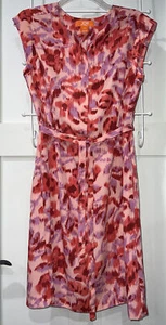 Vestido para mujer JC Penney rojo naranja púrpura rosa S - Imagen 1 de 6