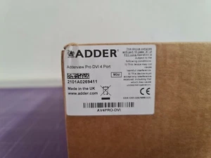 Commutateur moniteur unique ADDERView AV4PRO-DVI PRO 4 ports USB DVI-I KVM UR - Photo 1/5