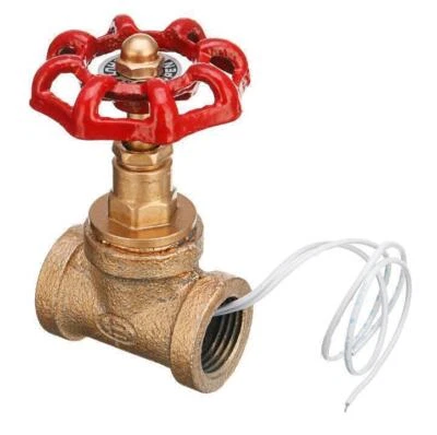 Interruttore luce valvola stop steampunk 1/2" vintage con manico rosso per lampada tubo acqua