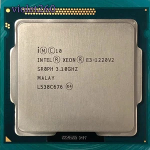 Intel Xeon E3-1220 V2 LGA 1155 CPU 3.10GHz SR0PH Quad Core Processor - Picture 1 of 1