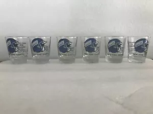 Vintage 6er Set New York Giants Super Bowl XXV Champion Schnapsgläser nie benutzt - Bild 1 von 6