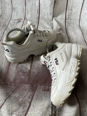 FILA Disruptor 2 II Damen Sneaker Premium weiß Gr. UK 6 bestickt - Bild 1 von 4