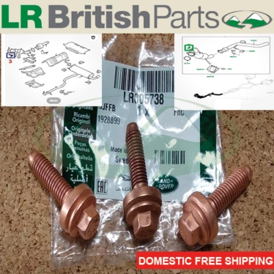 GENUINO LAND ROVER JUNTA DE ESCAPE PERNO RANGE ROVER LR2 EVOQUE SPORT LR005738 Foto 1 de 4