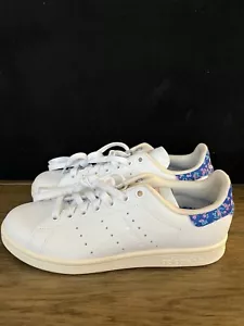 Adidas Mujer Talla 6.5 KSENIASCHNAIDER x Stan Smith Blanco Floral Tacón ID6533 - Imagen 1 de 10