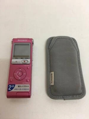Sony ICD-UX512 Pink 2GB Flash Memory Digital Voice Recorder-Music Player MP3 USB - Image 1 of 4