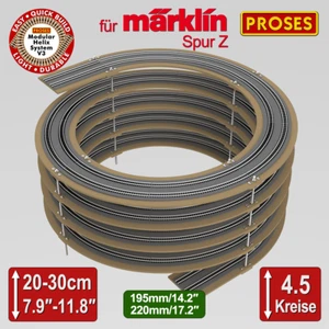 ¡Precio promocional! Proses 4,5 niveles Helix giro de vía para Märklin escala Z - Imagen 1 de 4