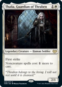 1x Thalia, Guardian of Thraben NM-Mint, English Innistrad: Crimson Vow MTG Magic - Picture 1 of 1