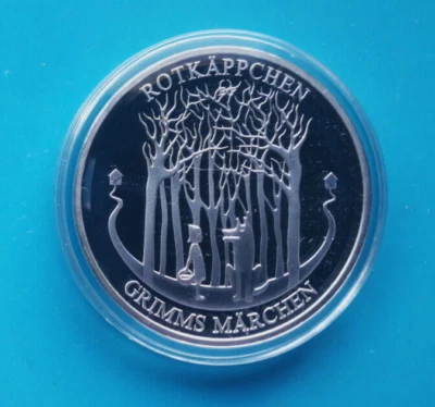 BRD: 20 Euro "Rotkäppchen" 2016 -A- (polierte Platte/PP - 925er Silber) !! - Bild 1 von 2