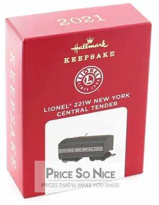Hallmark 2021 Ornament - Lionel 221W New York Central Tender - New - Picture 1 of 1