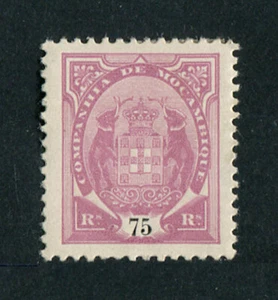 Mozambique Company (Portugal) 1907 Elephants #54A ERROR ''5'' BANDEIRA, MH FVF - Picture 1 of 1