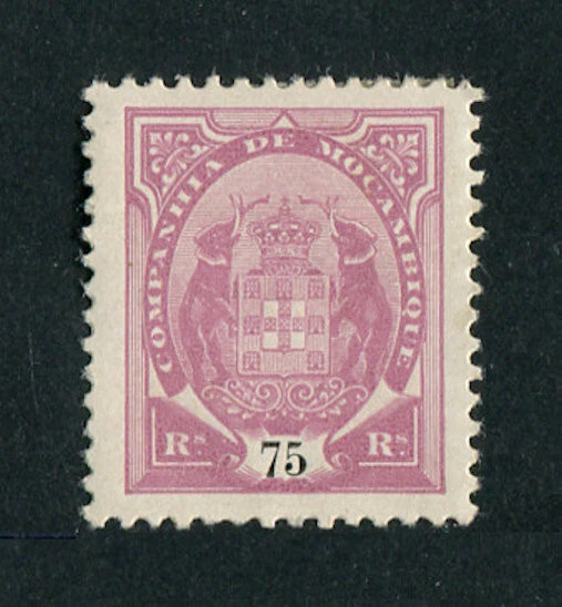 Mozambique Company (Portugal) 1907 Elephants #54A ERROR ''5'' BANDEIRA, MH FVF - Image 1 of 1